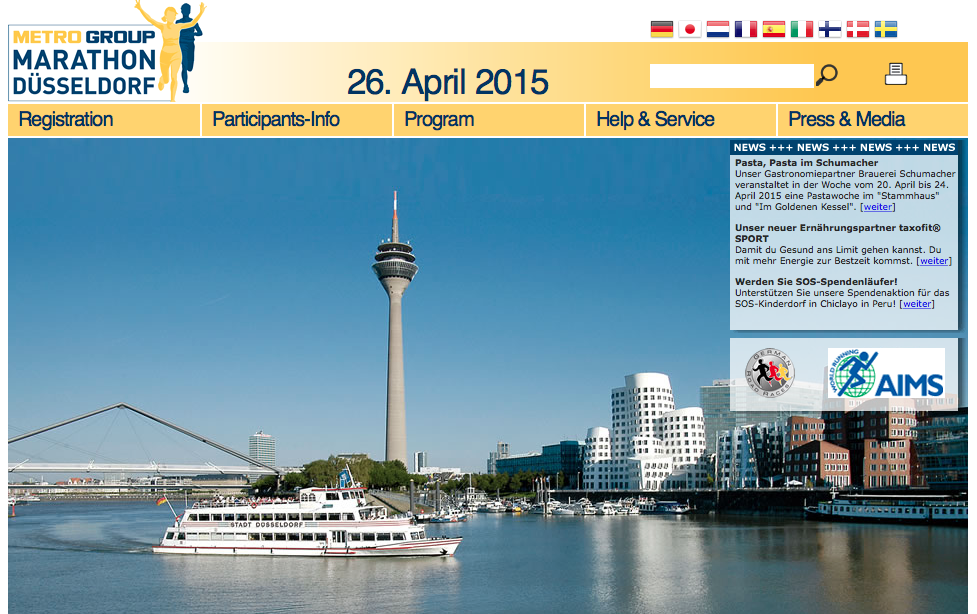 Authentic Learning for ISD students @ Dusseldorf Marathon!