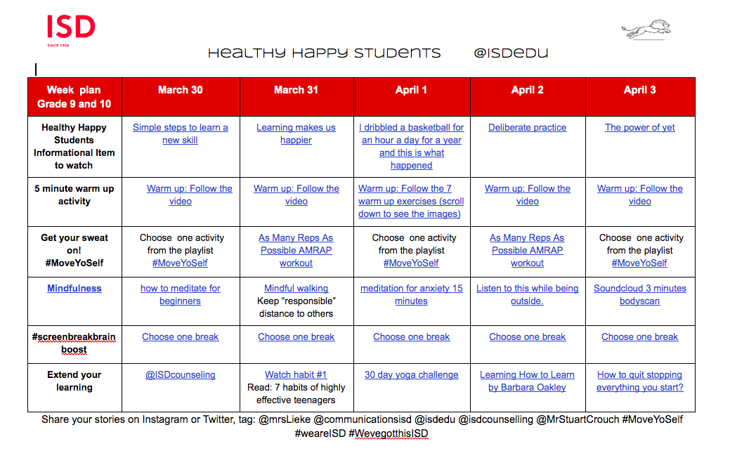 Connection and Relevance #physed E-learning week 2